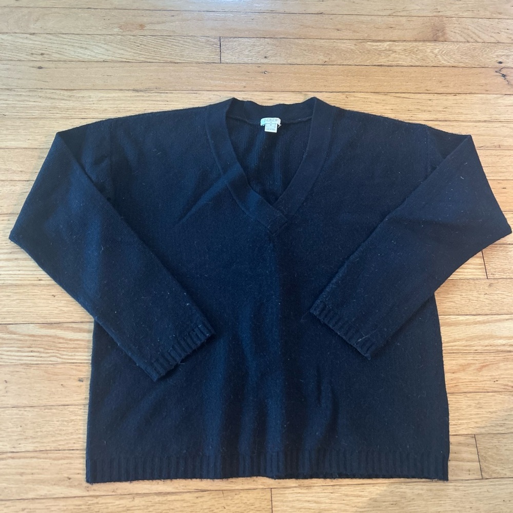 J. Crew womens Dark V-Neck Sweater